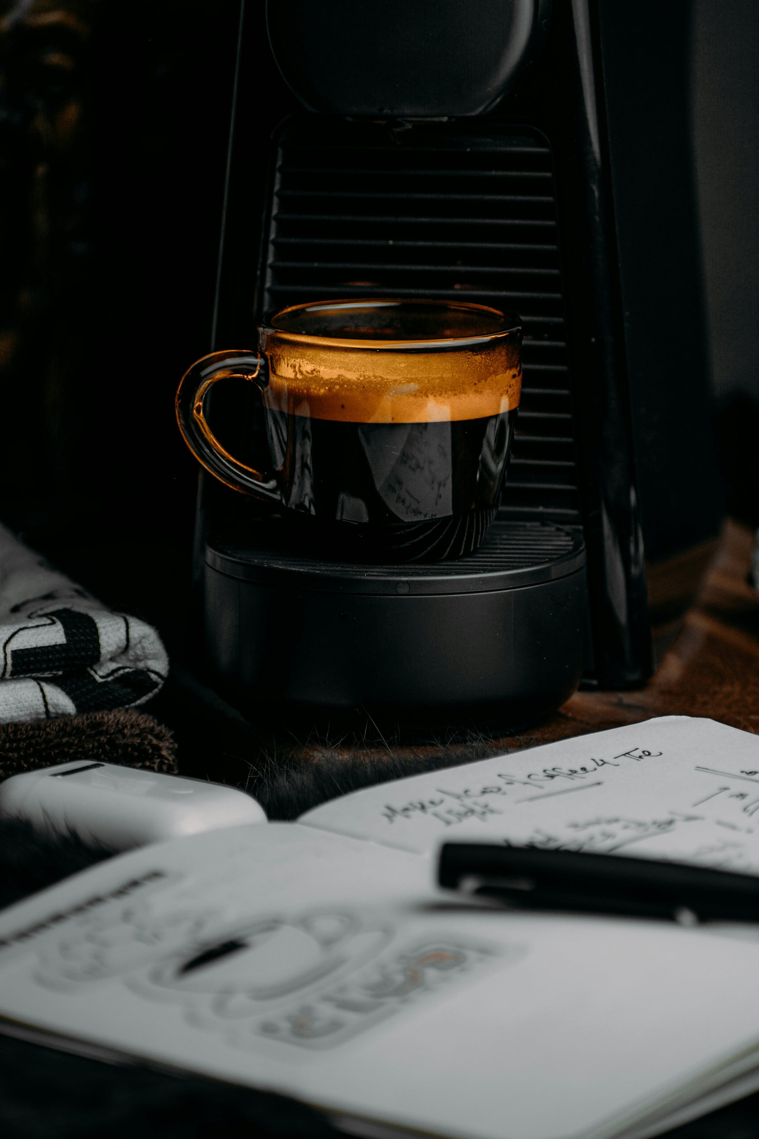 Coffee equipment and notes